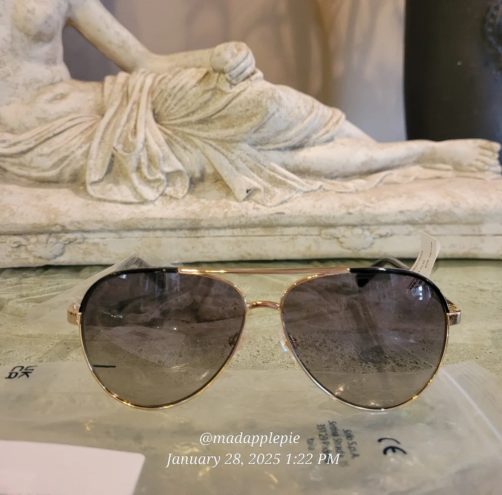 Kate Spade Amarissa Aviator Pilot Sunglasses Luxury Designer Celebrity #150 - Picture 5 of 10